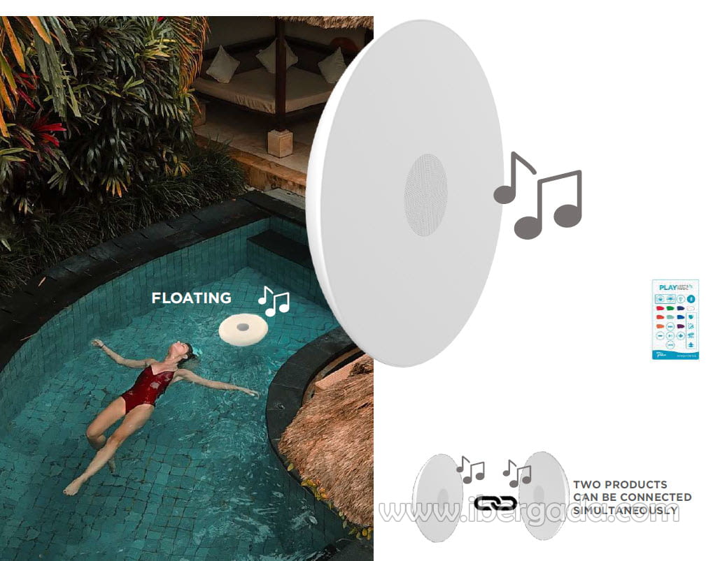 Disco flotante Wally con Altavoz (40x40x6)-5