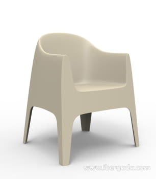 Silla con Apoyabrazos Solid Apilable (65x60x80)