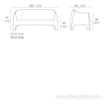 Sofá 3 plazas Solid Apilable (180x80x80)-11