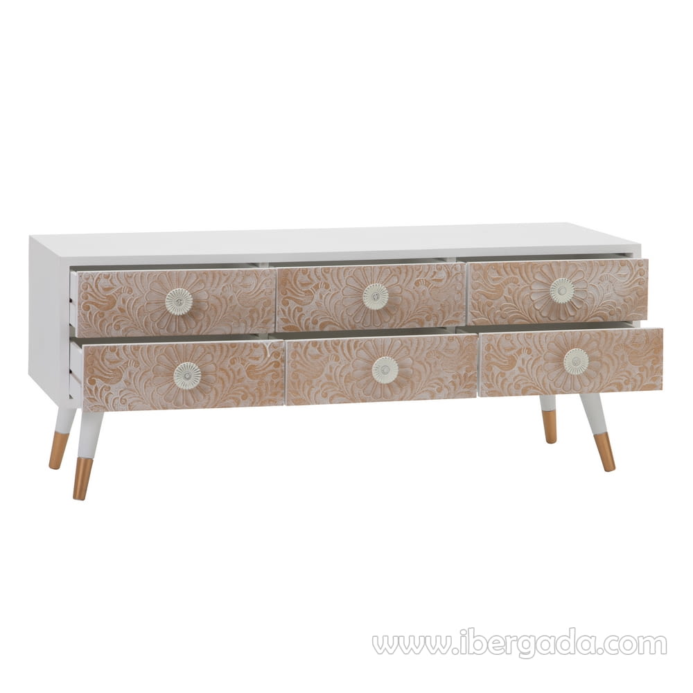 Mueble TV Klee 6 cajones (120x40x50)-4