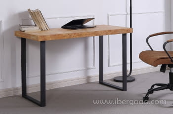 Escritorio Natural Roble Nordish/Negro (120x60)