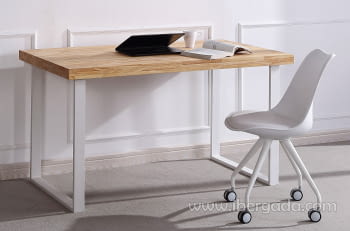 Escritorio Natural Roble Nordish/Blanco (120x60)