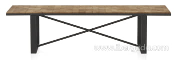 Banco Madera/Hierro Fedra (175x35x46)