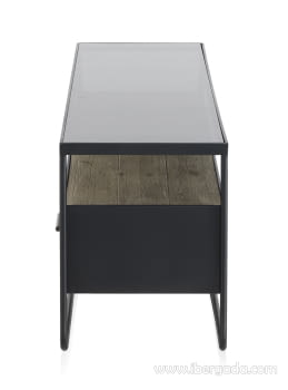 Mueble TV Madera/Hierro Luan (134x38x50)-3