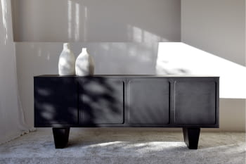 Mueble Aparador Río Roble Negro (198x50x80)