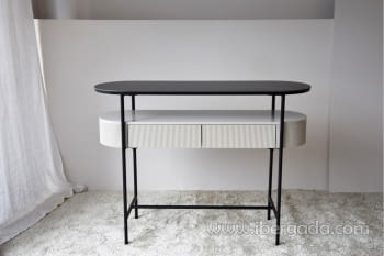 Consola N24 Piedra Sinterizada Negro (120x40x80)