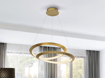 Lampara Eternity Oro (60x60)