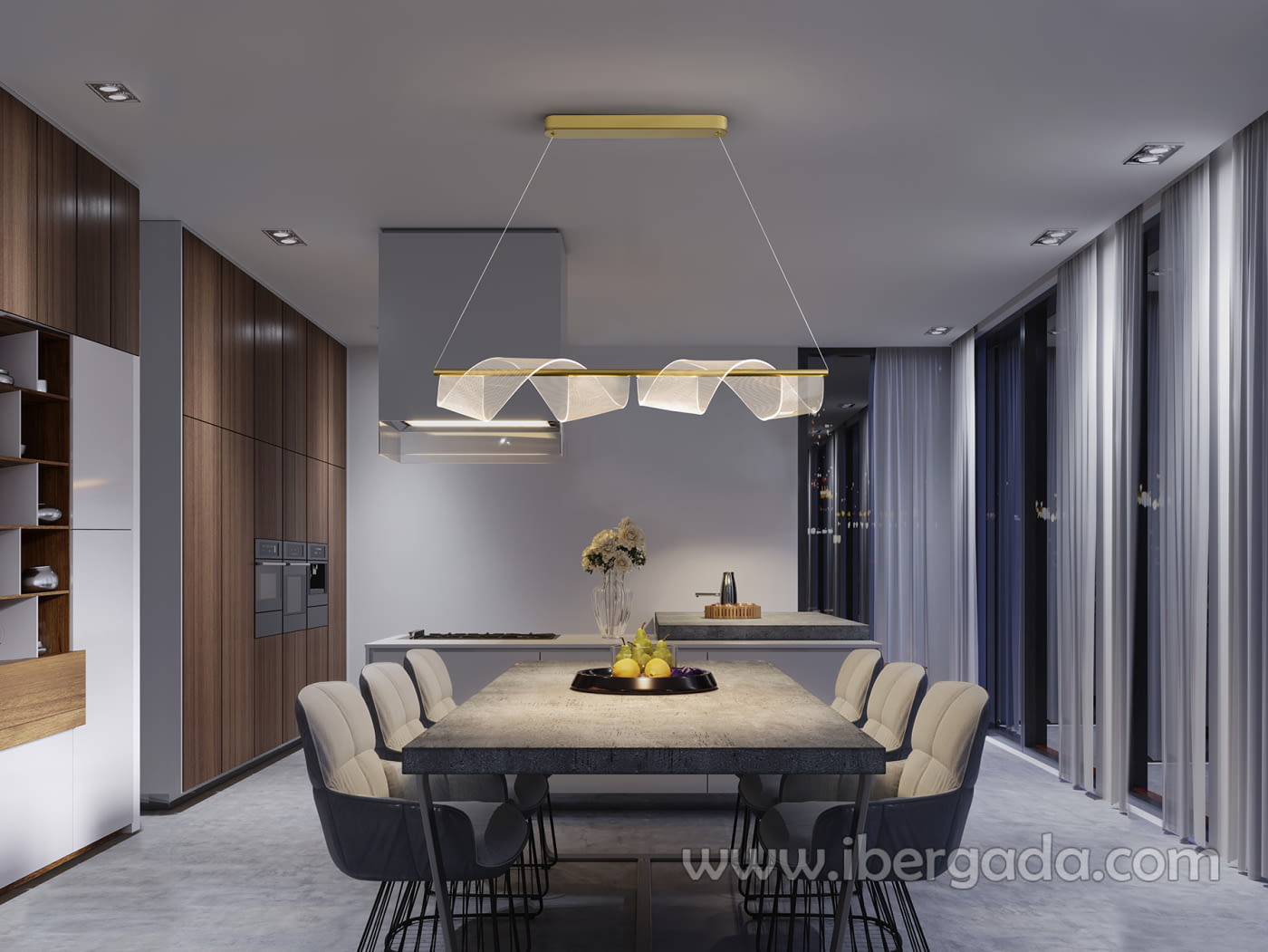 Lampara Velas Oro (100x22)-2