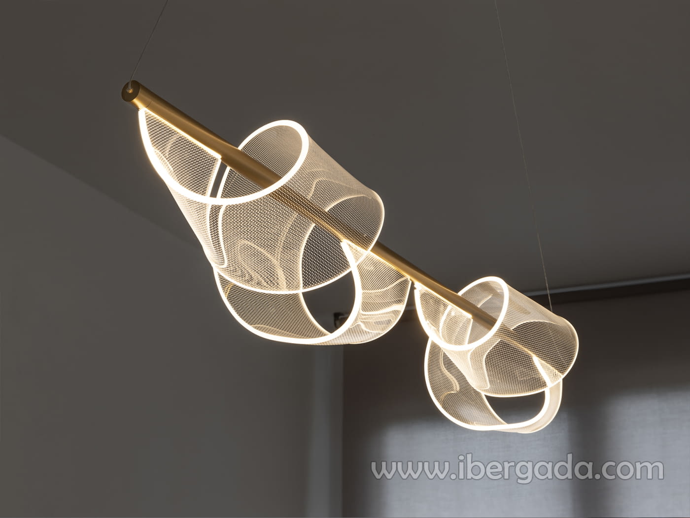 Lampara Velas Oro (100x22)-4