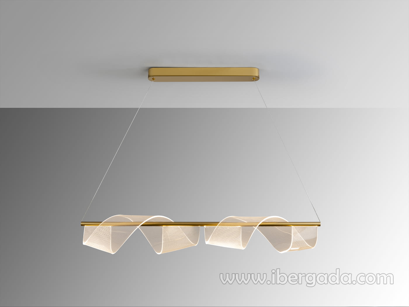 Lampara Velas Oro (100x22)-6