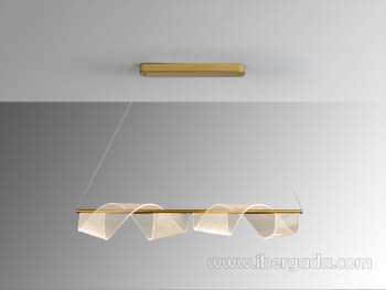 Lampara Velas Oro (100x22)-6