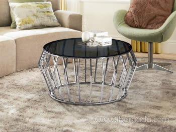 Mesa de Centro Ciros Acero (90x90)