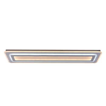 Plafón Rectangular Cryn Blanco 160W Smart (120x30)