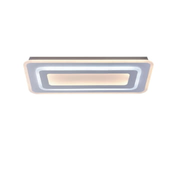 Plafón Rectangular Cryn Blanco 102W Smart (60x30)