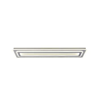 Plafón Rectangular Cryn Blanco 99W (120x30)