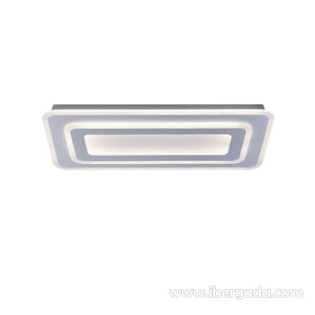 Plafón Rectangular Cryn Blanco 56W (60x30)
