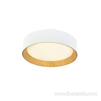 Plafón Redondo Lili Blanco 48W (65x65)