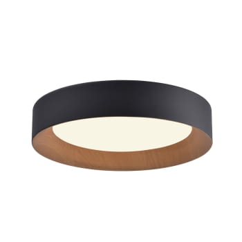 Plafón Redondo Lili Negro 48W (65x65)