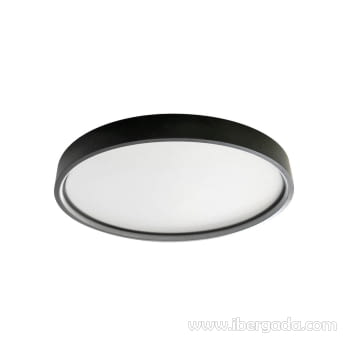 Plafón Redondo Aster Gris 50W (45x45)