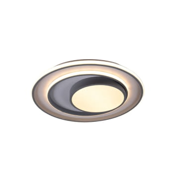 Plafón Redondo Draco Gris 92W con mando (55x55)
