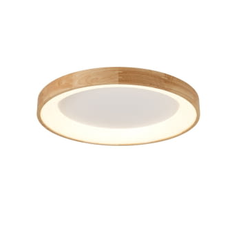 Plafón Redondo Mad Madera/Natural 52W (80x80)