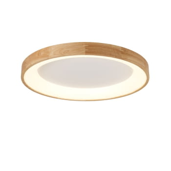 Plafón Redondo Mad Madera/Natural 56W (92x92)