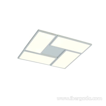 Plafón Cuadrado New Blanco 60W (36x36)