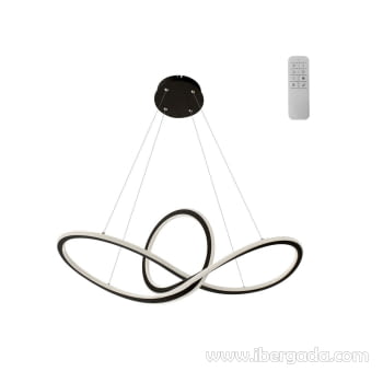 Lampara Dunia Negro con mando 53W