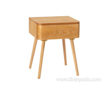 Mesita de Fresno 1 Cajón (40x34x51)