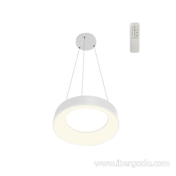 Lampara Lyn Blanco con mando 30W (45x45)