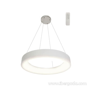 Lampara Lyn Blanco con mando 40W (60x60)