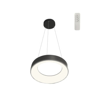 Lampara Lyn Gris Antracita con mando 30W (45x45)