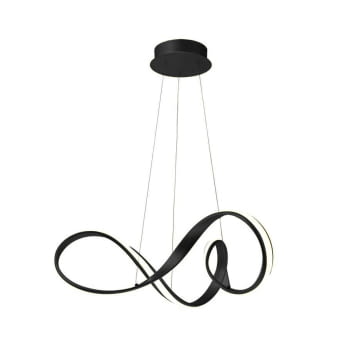 Lampara Elegance Negro 36W  (60x60)