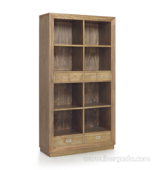 Librería Merapi 6 cajones 8 huecos (100x40x190)