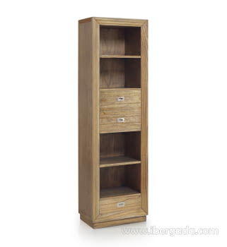 Librería Merapi 3 cajones 4 huecos (55x40x190)