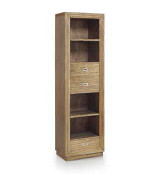 Librería Merapi 3 cajones 4 huecos (55x40x190)