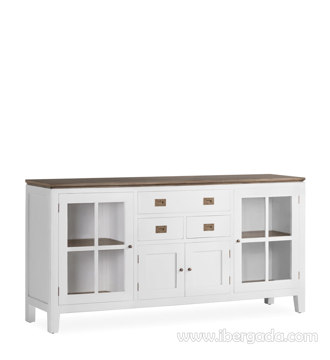 Aparador Everest 4 puertas 3 cajones (180x45x90)-1