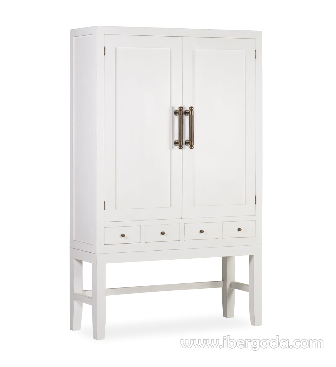 Aparador Everest 2 puertas 4 cajones (110x40x180)-1