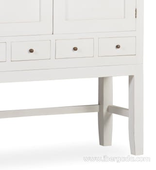 Aparador Everest 2 puertas 4 cajones (110x40x180)-3