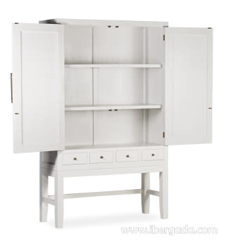 Aparador Everest 2 puertas 4 cajones (110x40x180)-4