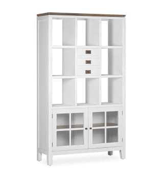 Libreria Everest 2 puertas 3 cajones (110x40x190)