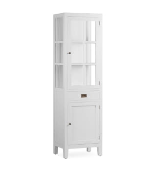 Vitrina Everest 2 puertas 1 cajón (55x40x190)