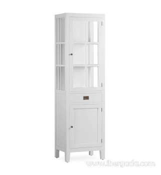 Vitrina Everest 2 puertas 1 cajón (55x40x190)