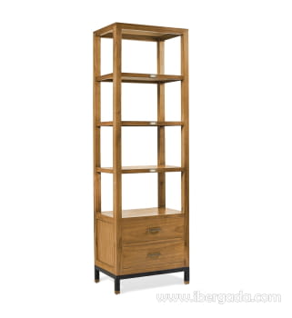 Librería Madhu 2 cajones 4 huecos (60x40x190)