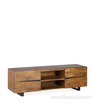 Mueble TV Munich 2 puertas 2 huecos (160x40x50)