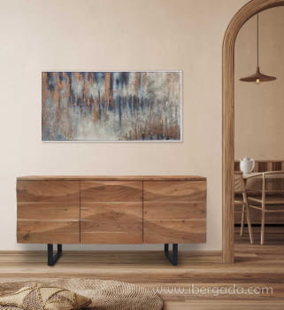 Aparador Onda 3 puertas (183x45x85)-2