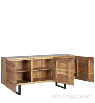 Aparador Onda 3 puertas (183x45x85)-3