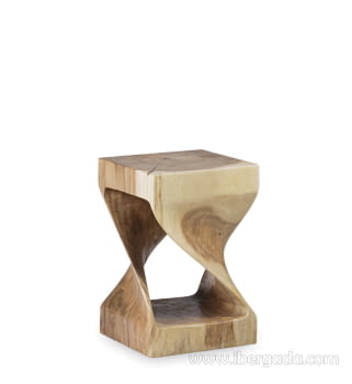 Mueble Auxiliar Tronco  Curvo (30x30x45)