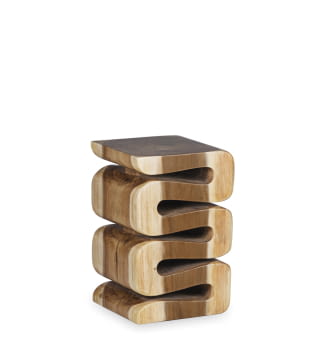 Mueble Auxiliar Tronco  Espiral (30x30x45)