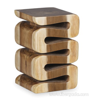 Mueble Auxiliar Tronco  Espiral (30x30x45)-3